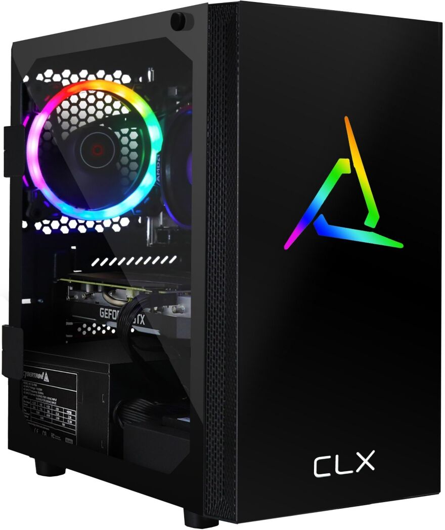 Clx Set Gaming Desktop - Amd Ryzen 5 3600 3.6GHz 6-Core Processor, 8GB DDR4 Memory, GeForce Gtx 1650 4GB Graphics, 480 Gb Ssd, WiFi, Windows 11 Home 6