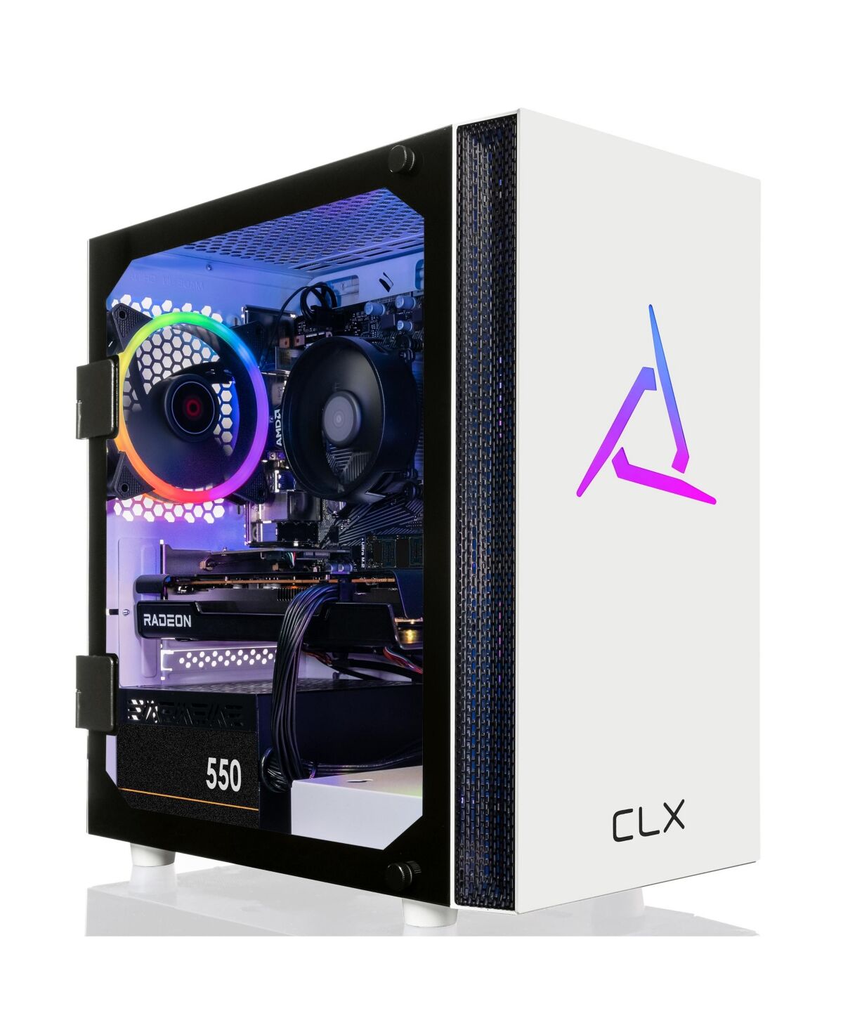 Clx Set Gaming Desktop - Amd Ryzen 5 5600 3.5GHz 6-Core Processor, 16GB DDR4 Memory, Radeon Rx 6500 Xt 4GB GDDR6 Graphics, 1TB Ssd, WiFi, Windows 11 H