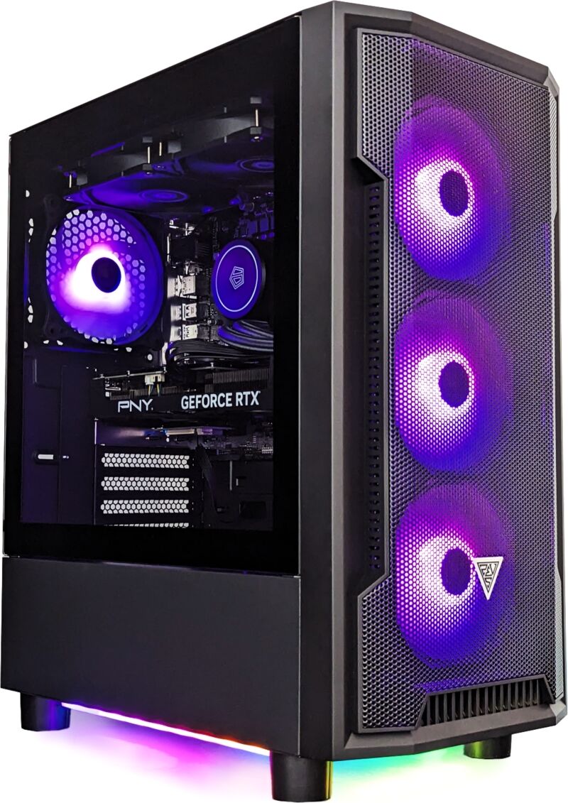 Cobratype Anaconda Gaming Desktop Pc - Intel Core i7-12700F Processor, GeForce Rtx 4060 Graphics, Liquid Cooled, 32GB DDR4 Ram, 1TB NVMe, WiFi, Windows 11 Home