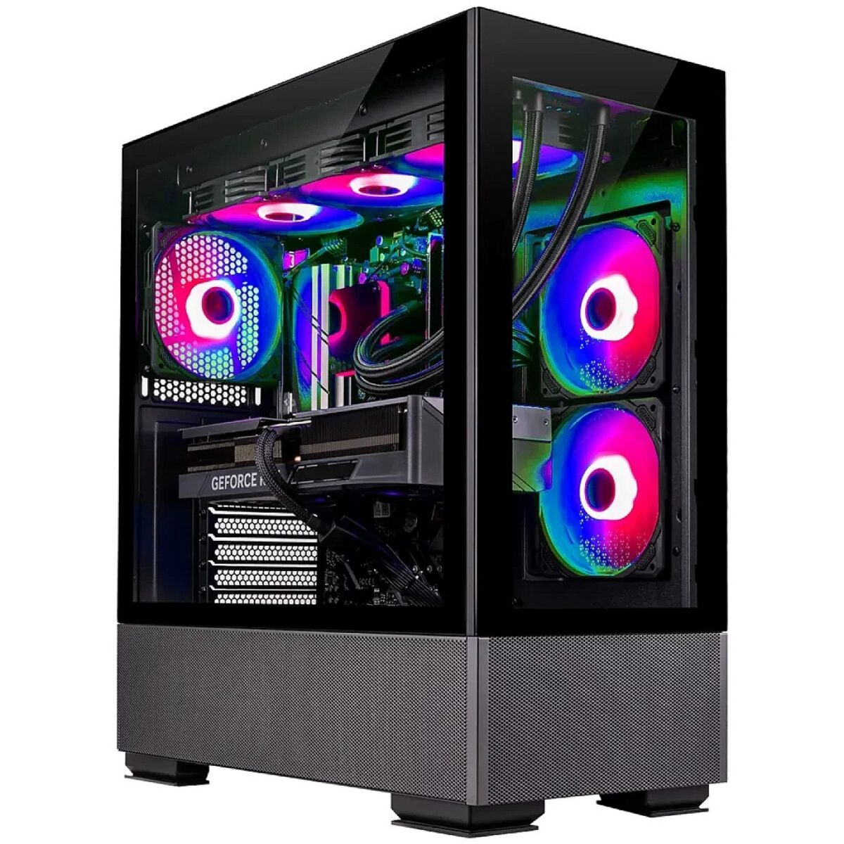 Skytech Gaming Skytech Azure Gaming Pc, Ryzen 7 7800X3D 4.2 GHz, Rtx 4070 Ti, 1TB Nvme Gen4, 32GB DDR5 Ram Rgb, 850W Gold Psu Wi-Fi, Win 11 Home, Rgb Keyboard and Rg