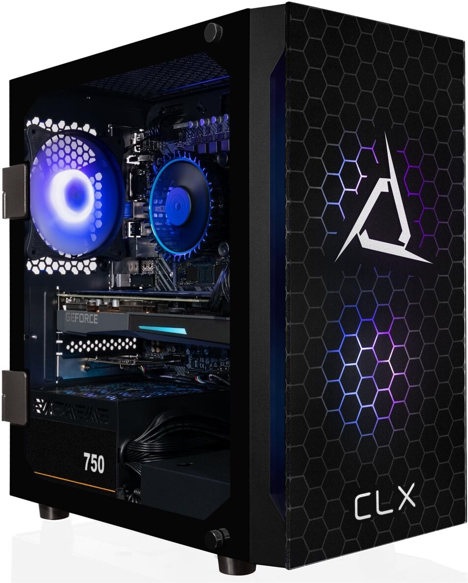 Clx Set Gaming Desktop - Intel Core i7 12700F 2.1GHz 12-Core Processor, 16GB DDR4 Memory, GeForce Rtx 3070 8GB GDDR6 Graphics, 500GB Ssd, 2TB Hdd, WiF