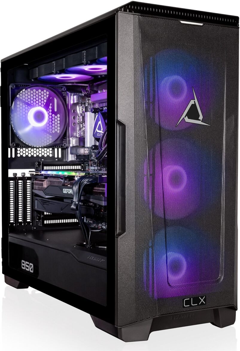 Clx Set Gaming Desktop - Liquid Cooled Intel Core i9 13900KF 3GHz 24-Core Processor, 32GB DDR5 Memory, GeForce Rtx 4080 16GB GDDR6X Graphics, 1TB Ssd,