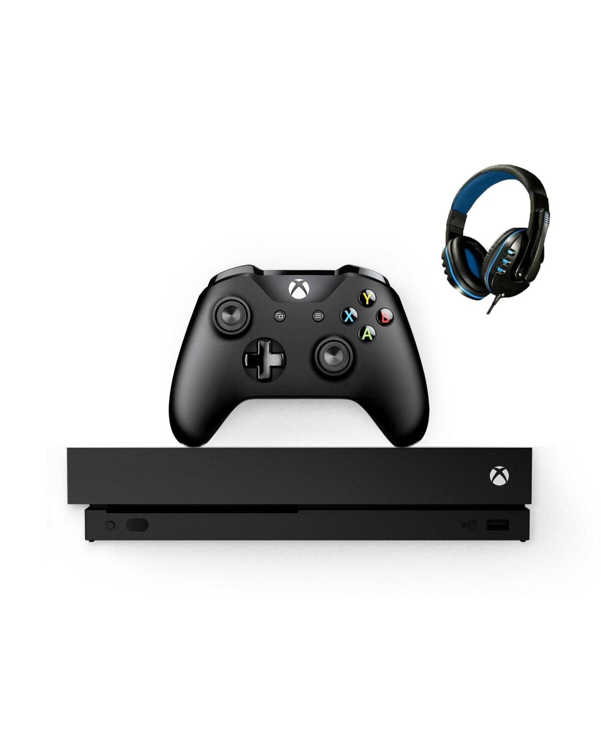 Bolt Axtion Microsoft Xbox One X 1TB Gaming Console Black with Bolt Axtion Bundle Like New - Black