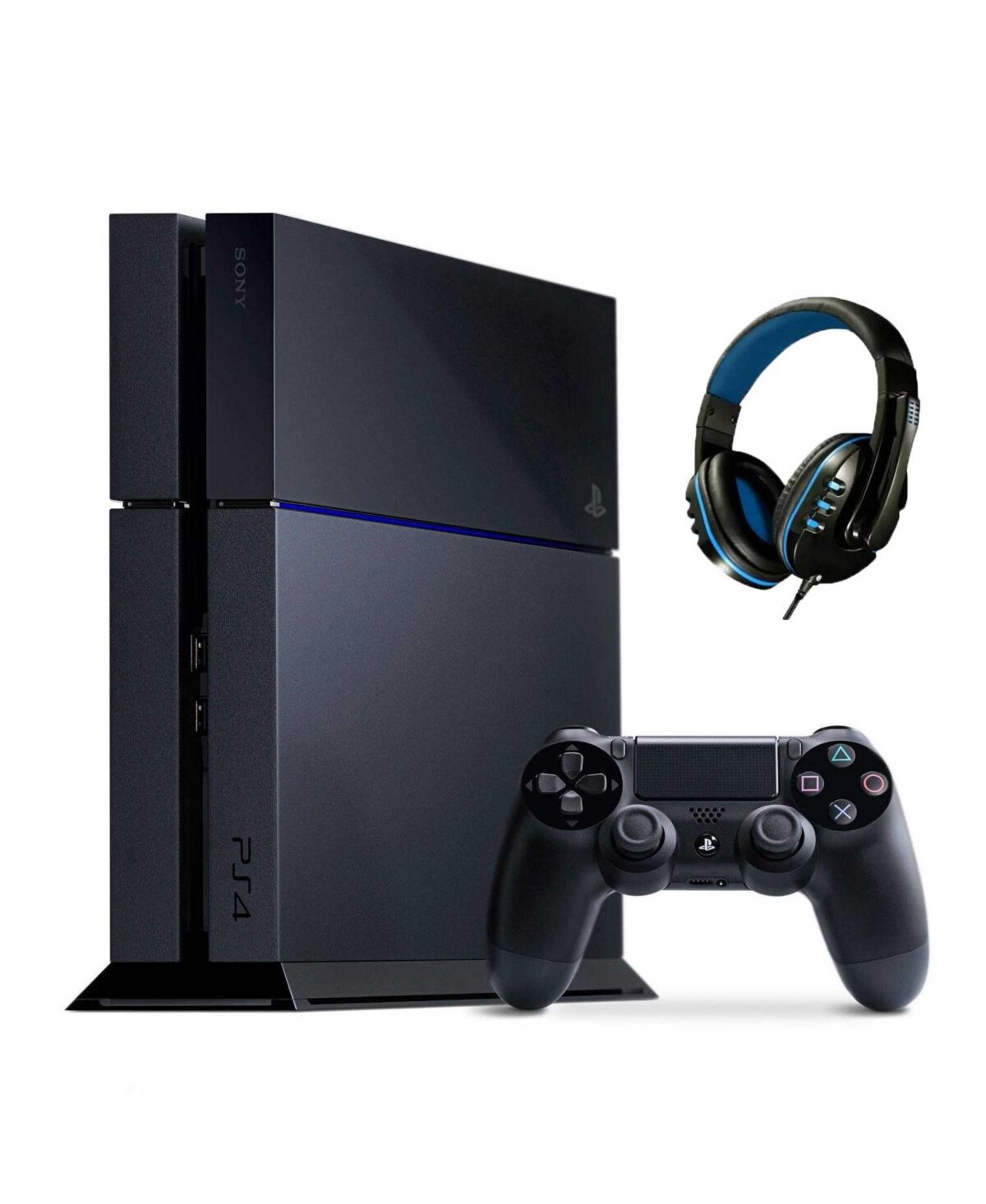Bolt Axtion PlayStation 4 500GB Gaming Console Black with Bolt Axtion Bundle Like New - Black
