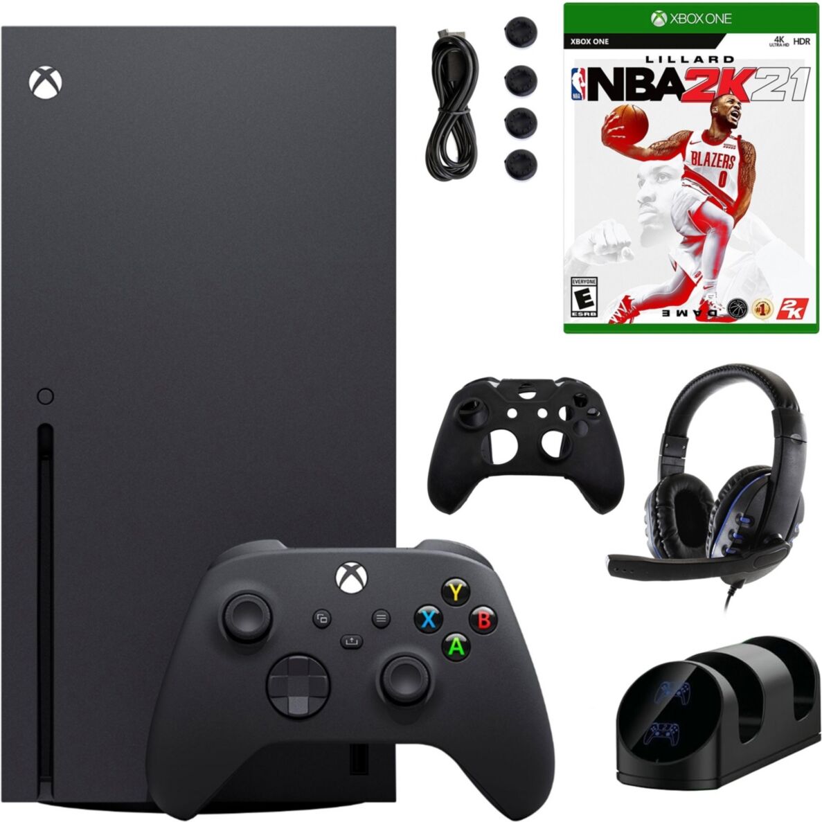 Xbox Series X 1TB Console with Nba 2K21 and Accessories Kit - Black