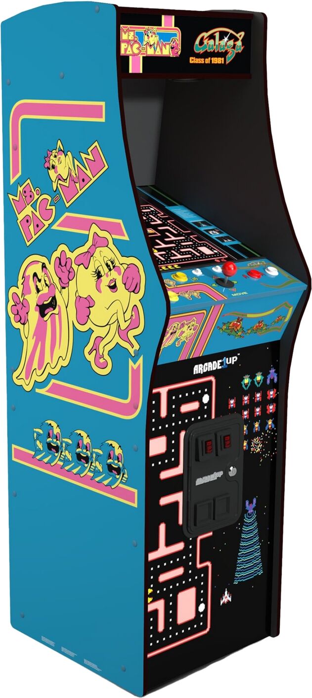 Arcade 1UP Ms. Pac-Man, Galaga 1981 Delux Edition Video Game - Multi