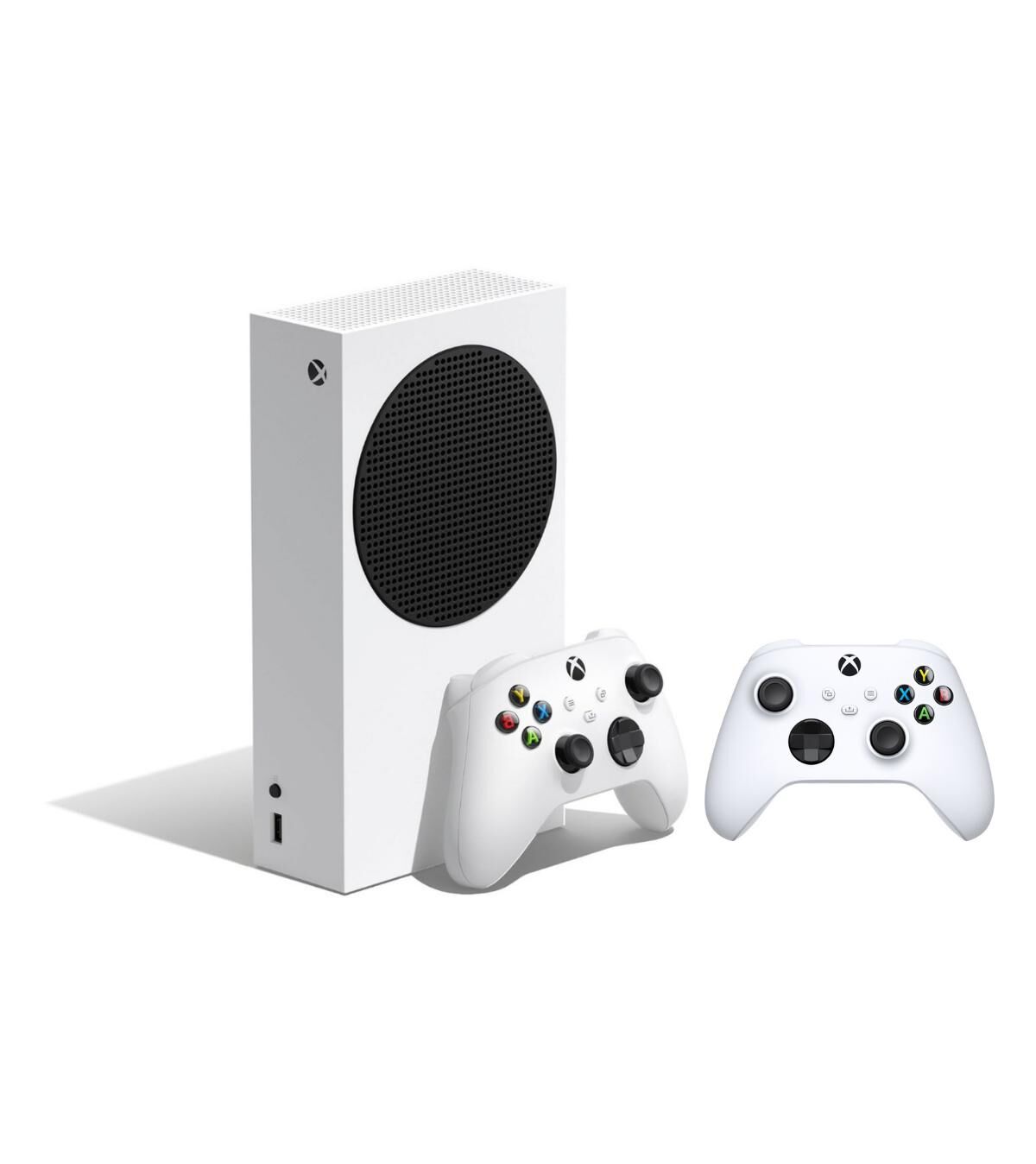 Microsoft Xbox Series S 512 Gb All-Digital Gaming Console & White Controller (Total of 2 Controllers Included) - White