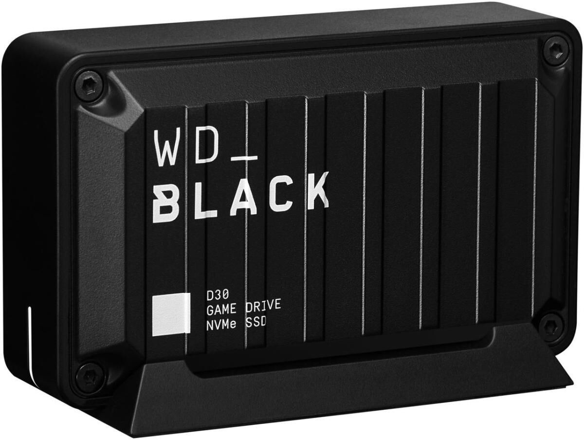 Western Digital D30 1TB Usb 3.2 Gen Ssd 2 Type-c Game Drive, Black - Black