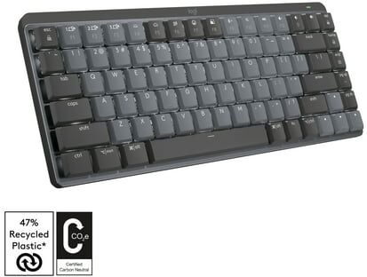 Logitech Mx Mechanical Mini Tactile Keyboard - Graphite - Grey