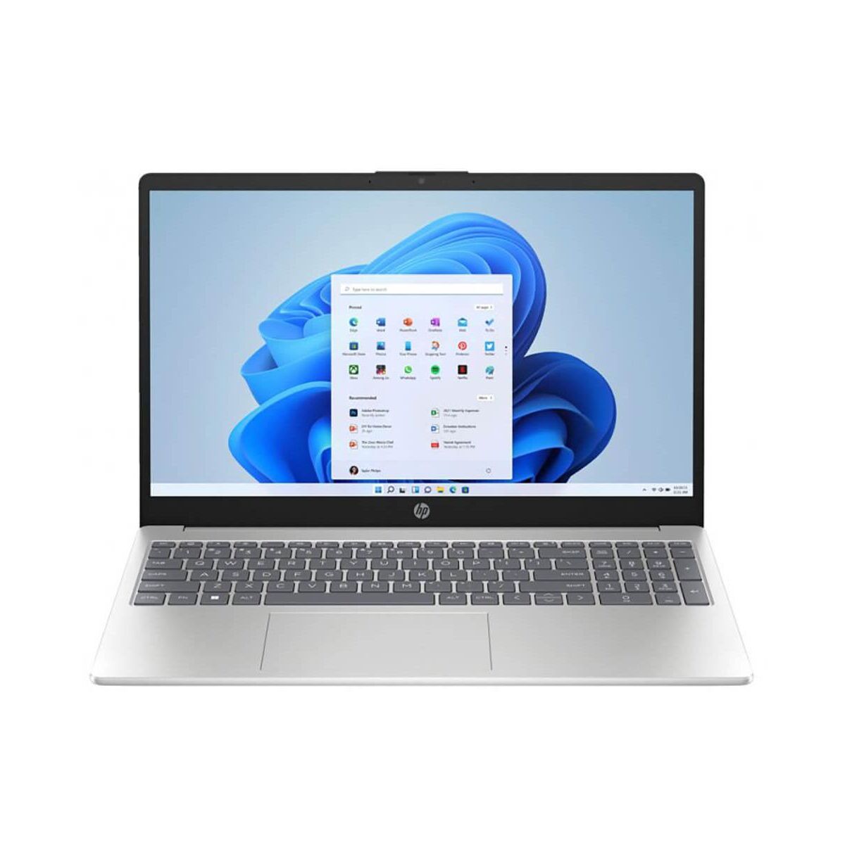 HP 15 inch Touchscreen Laptop Intel Core i7-1355U 12GB/512GB Ssd - Natural Silver - Silver