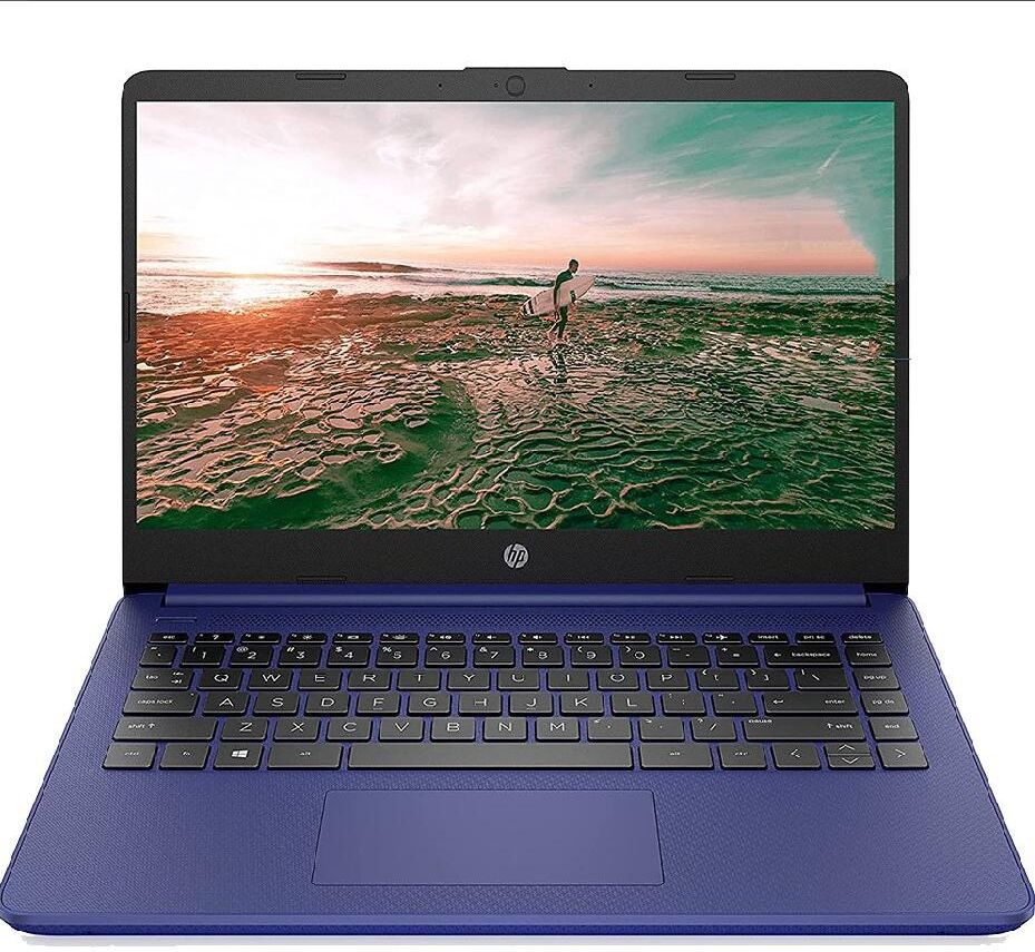 HP 14 inch Laptop - Intel Celeron - 4GB - Dark Blue