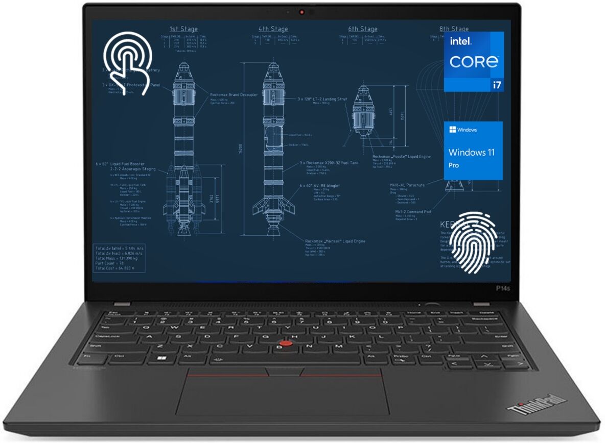 Lenovo ThinkPad P14s Gen 3 Business Mobile Workstation Laptop, 14