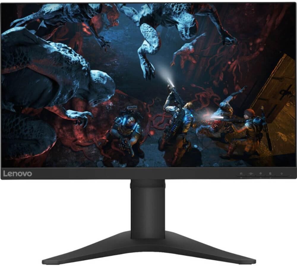 Lenovo 24.5 inch G25-10 FreeSync Gaming Monitor - Raven Black - Black