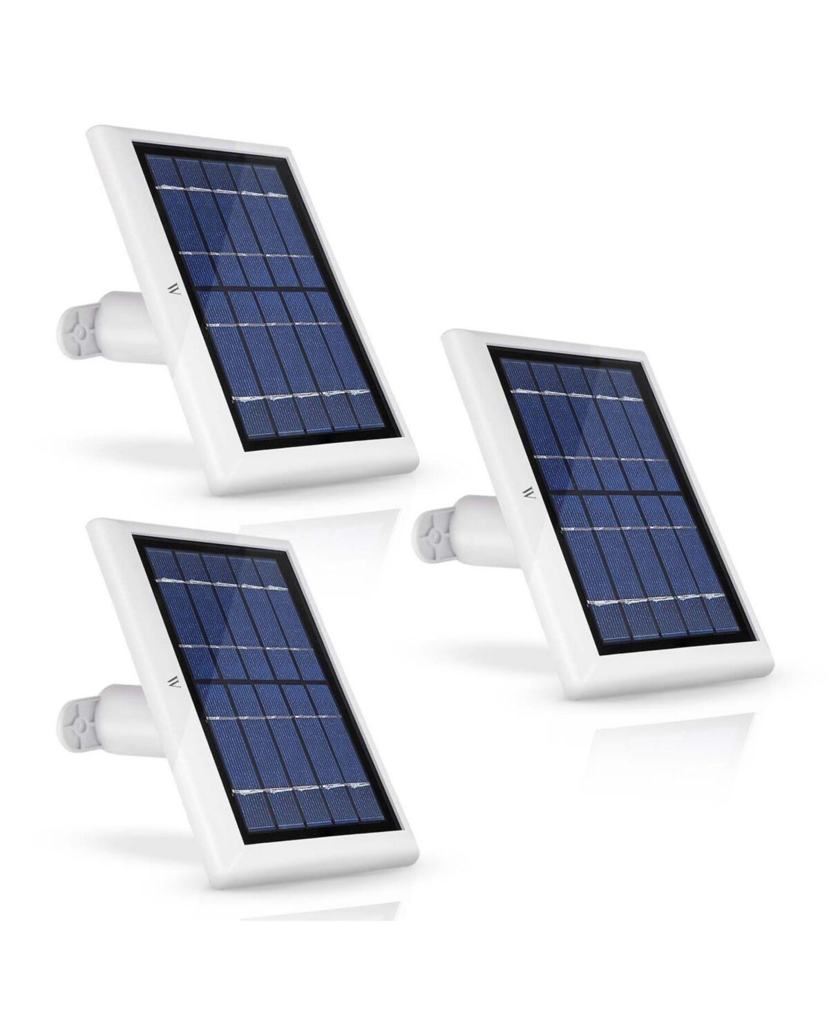 Wasserstein Solar Panel Compatible with Arlo Ultra/Ultra 2, Arlo Pro 3/Pro 4 and Arlo Floodlight Only with 13.1ft Cable (3 Pack, White) - White