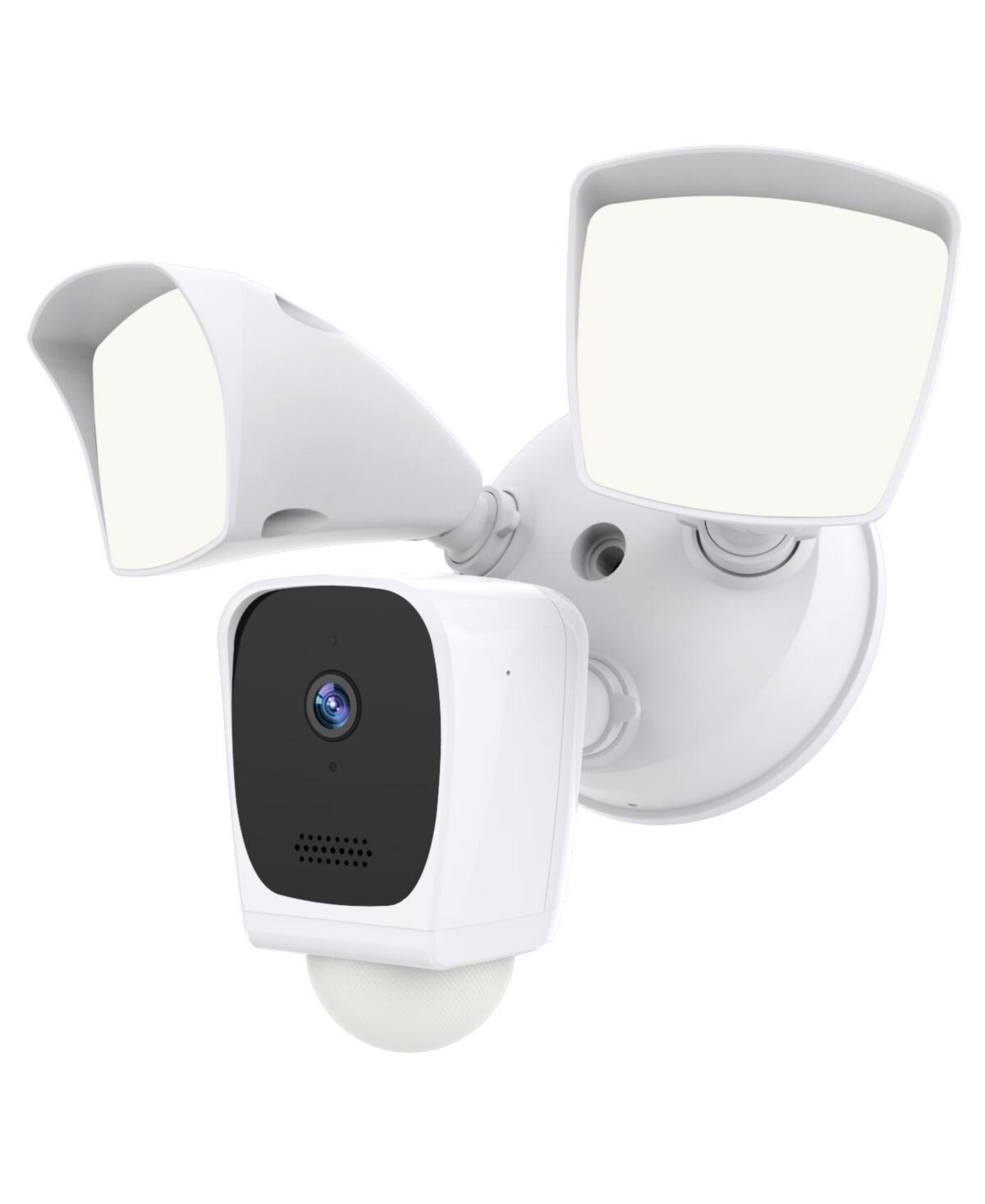Eco4life Smart WiFi 1080p Hd Outdoor Surveillance Floodlight Camera - White
