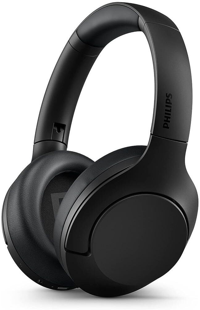 Philips Wireless Noise-Cancelling On-Ear Headphones - Black - Black