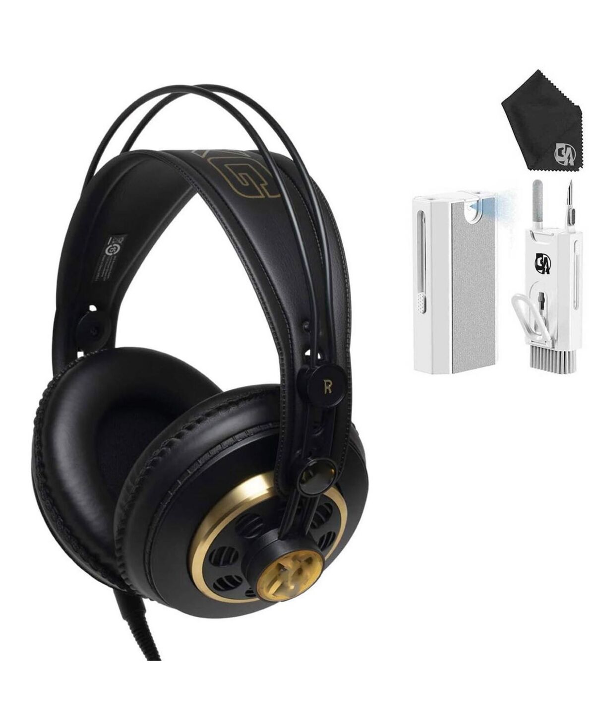 Bolt Axtion K240 Pro Audio Studio Over-Ear, Semi-Open, Professional Studio Headphones - Black