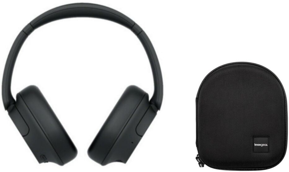 Sony Wireless Over The Ear Noise Canceling Headphones with Protective Case - Black