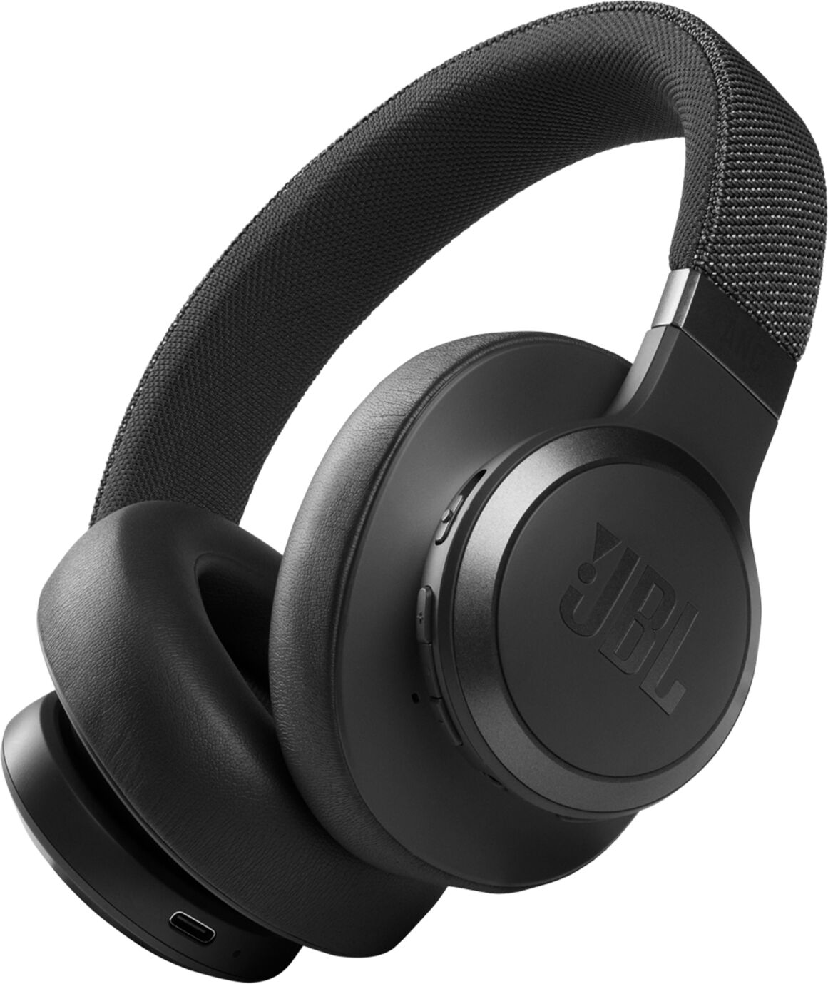 JBL Live 660NC Bluetooth Over Ear Headphones - Black