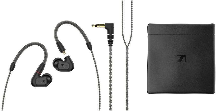 Sennheiser Ie 200 In-Ear Audiophile Headphones - True Response Transducers for Neutral Sound, Impactful Bass, Detachable Braided Cable with Flexible E