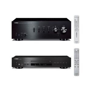 Yamaha Cd-S303 Cd Player with MP3/Wma/Lpcm/Flac/Usb Compatibility with A-S301 Integrated Amplifier - Black