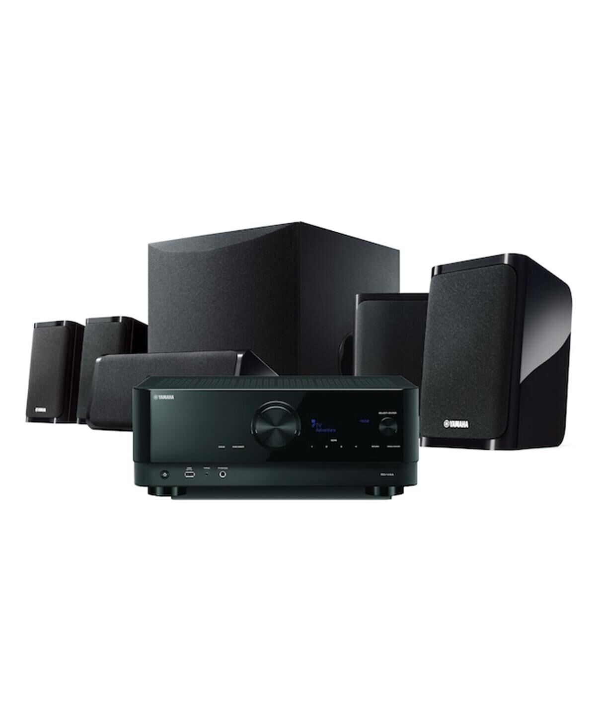 Yamaha Yht-5960U 5.1-Channel Premium Home Theater System with 8K Hdmi and Music Cast - Black