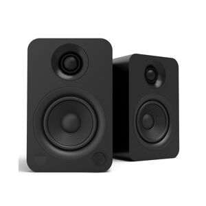 Kanto Yu Powered Bookshelf Speaker with Bluetooth & Rca Input (Matte Black) - Pair - Black