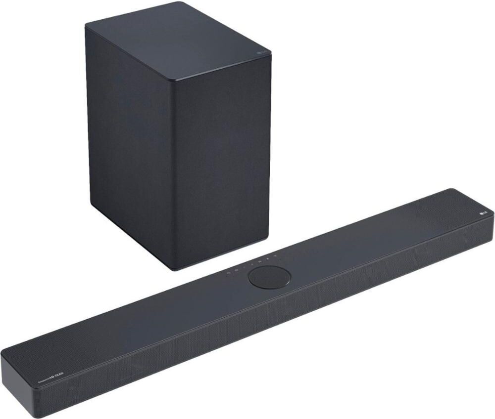 LG 3.1.3 Channel Soundbar C with Wireless Subwoofer - Black