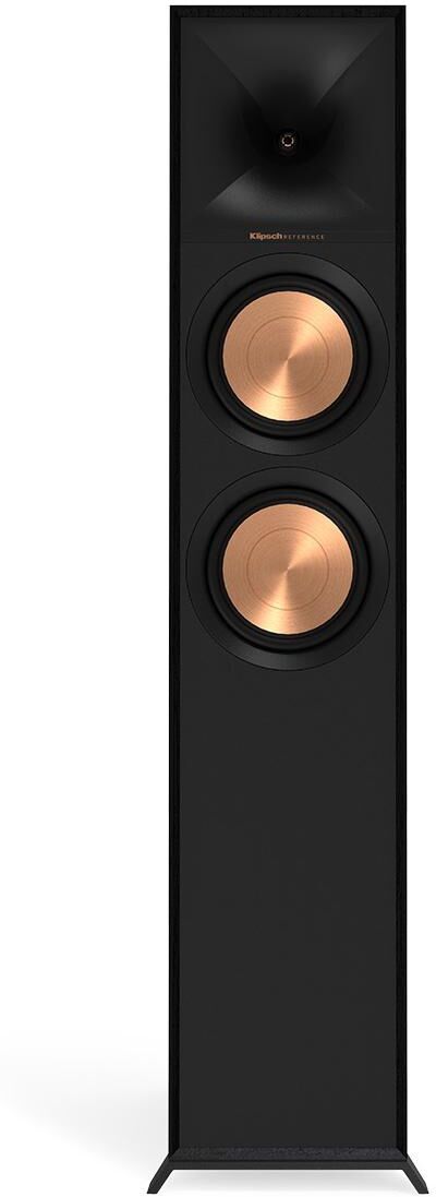 Klipsch R-605FA Reference Floor standing Speaker with Built-In Elevation Up-Firing Dolby Atmos Tweeter - Each (Black) - Black