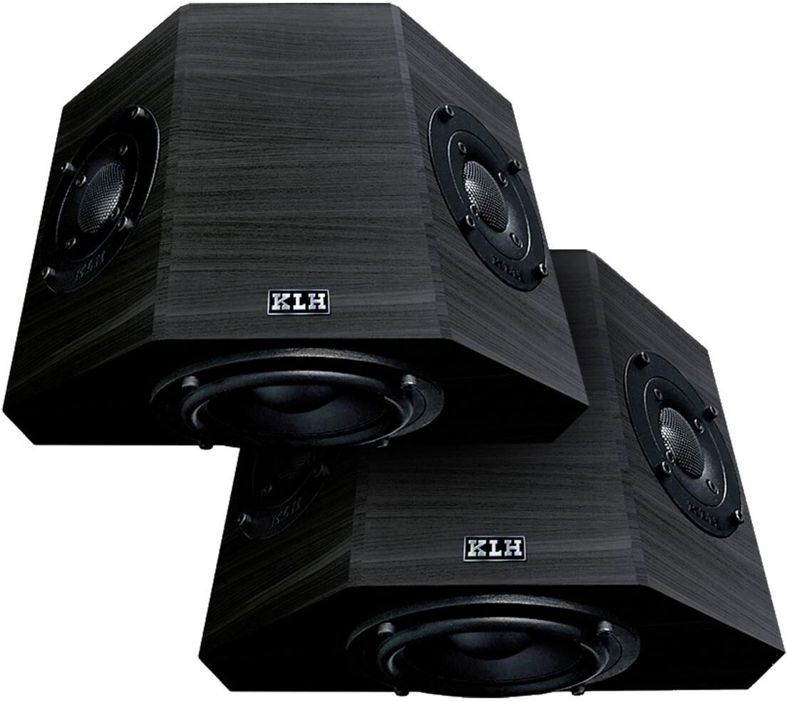 Klh Kendall 2S Surround Speakers - Pair - Black oak