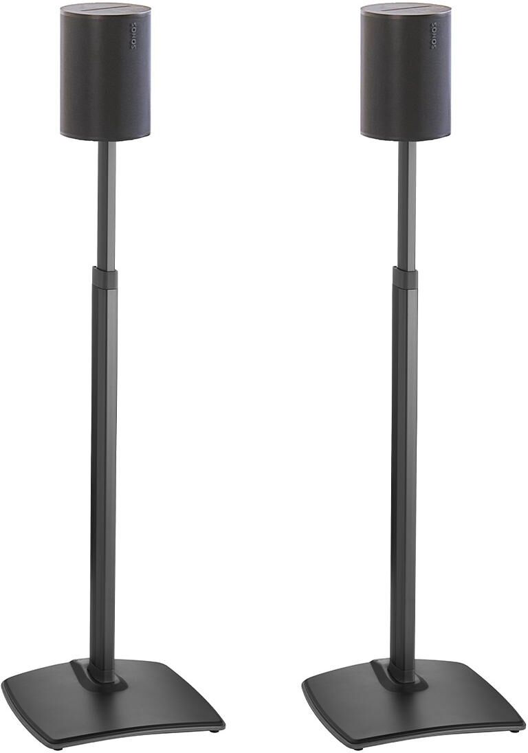 Sanus Height-Adjustable Speaker Stands for Sonos Era 100 - Pair - Black