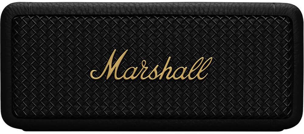 Marshall Emberton Bt Portable Speaker - Black/Brass - Black