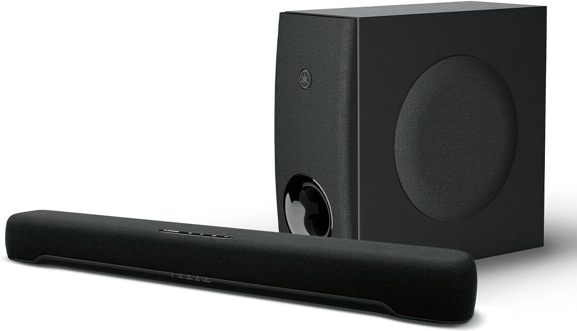 Yamaha Sr-C30A 2.1 Channel Compact Sound Bar System with Wireless 50W Subwoofer - Black