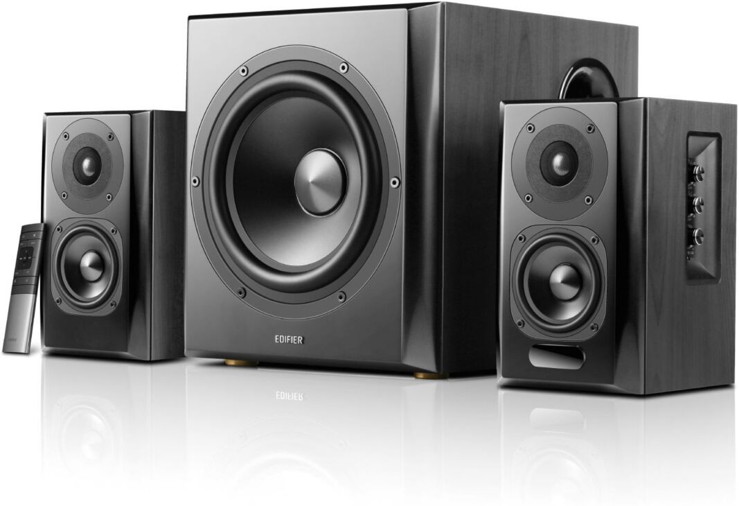 Edifier S351db Bookshelf Speaker And Subwoofer 2.1 System Bluetooth - Black