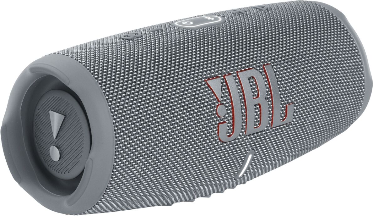 JBL Charge 5 Water-Resistant Wireless Bluetooth Speaker - Gray