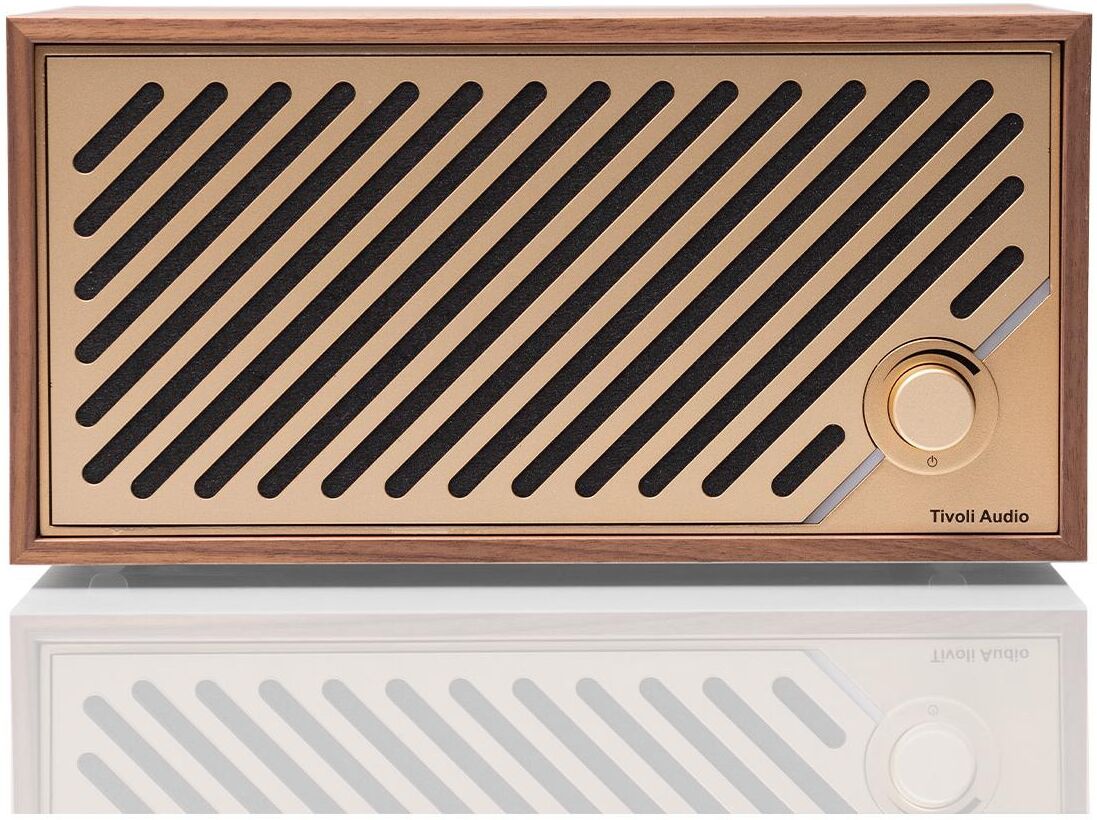 Tivoli Audio Model Two Digital Bluetooth Speaker with Built-In Airplay2, Chromecast, and Wi-Fi - Walnut