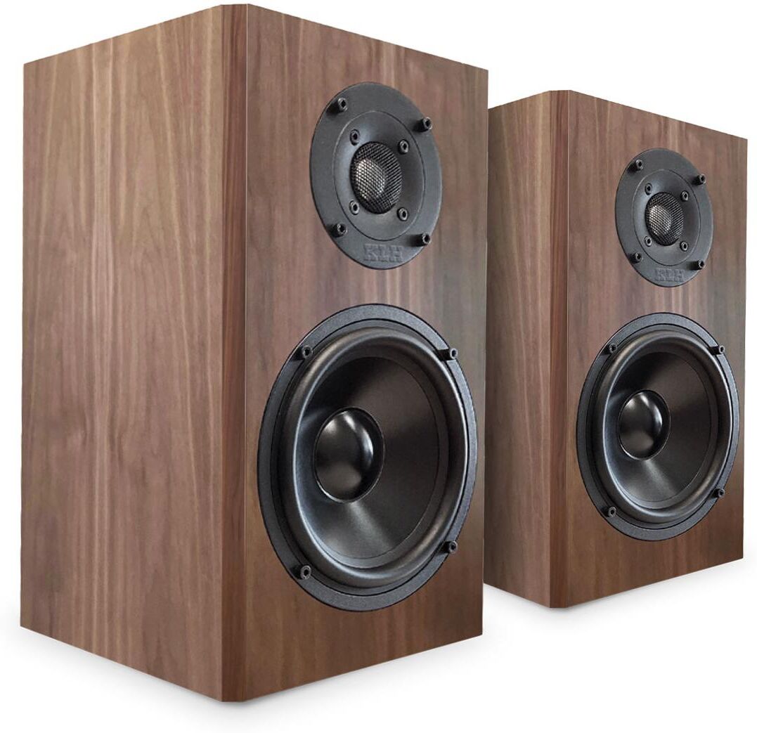 Klh Kendall 2B 2-Way Bookshelf Speakers - Pair - Walnut