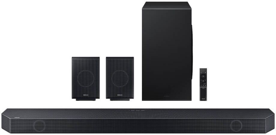 Samsung Hw-Q990C 11.1.4 Ch Wireless Surround Sound System with Q-Symphony, Dolby Atmos, and Dts:X (2023) - Black