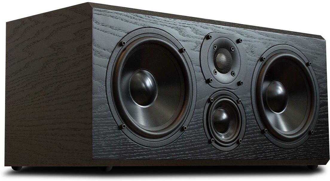 Klh Kendall 2C 3-Way Center Channel Speaker - Each - Black oak