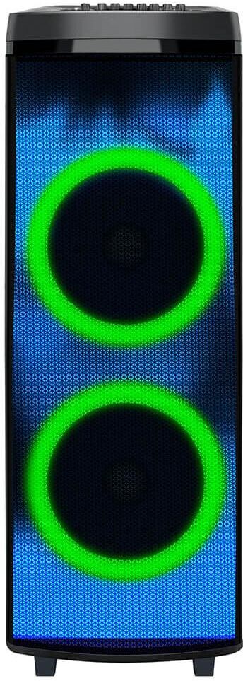 Supersonic 2x 12 inch Bluetooth Speaker with Light Show - Black