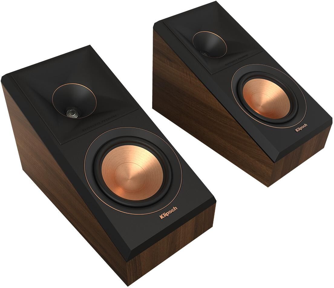 Klipsch Rp-500SA Ii Reference Premiere Dolby Atmos Speaker - Pair - Walnut