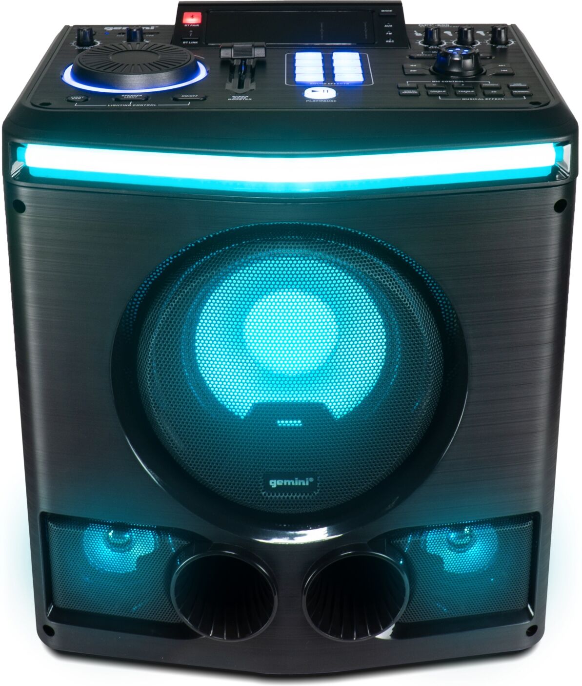 Gemini Home Karaoke Party Speaker - Black