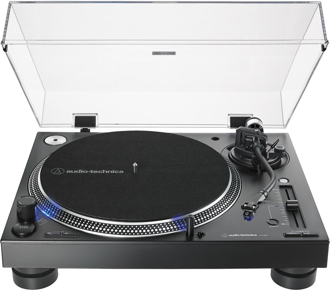 Technica Audio Technica AudioTechnica At-LP140XP-bk Direct-Drive Professional Dj Turntable (Black) - Black