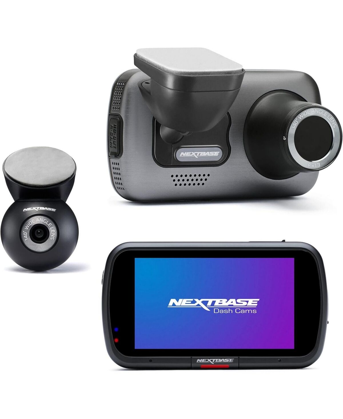 NextBase 622GW 4K 3-Inch Wi-Fi Gps Bluetooth Enabled 6G Glass Lens Dash Cam - Black
