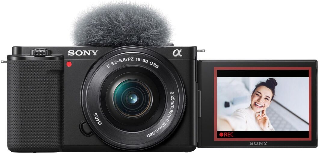 Sony Alpha Zv-E10 Aps-c Mirror less Vlog Camera with 16-50mm Lens (Black) - Black