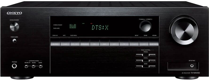 Onkyo Tx-NR5100 7.2-Channel 8K Av Receiver with Built-In Bluetooth - Black