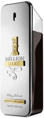 Rabanne Mens 1 Million Lucky Eau De Toilette Fragrance Collection