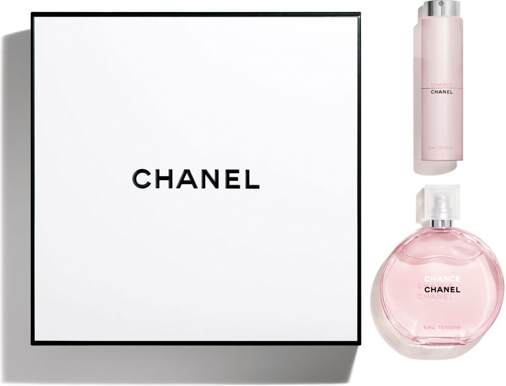 CHANEL CHANCE EAU TENDRE Eau de Toilette Twist and Spray Gift Set