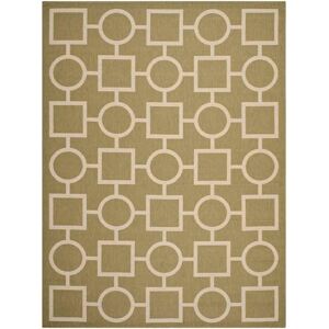 Safavieh Courtyard CY6925 Green and Beige 8' x 11' Sisal Weave Outdoor Area Rug - Green / Be