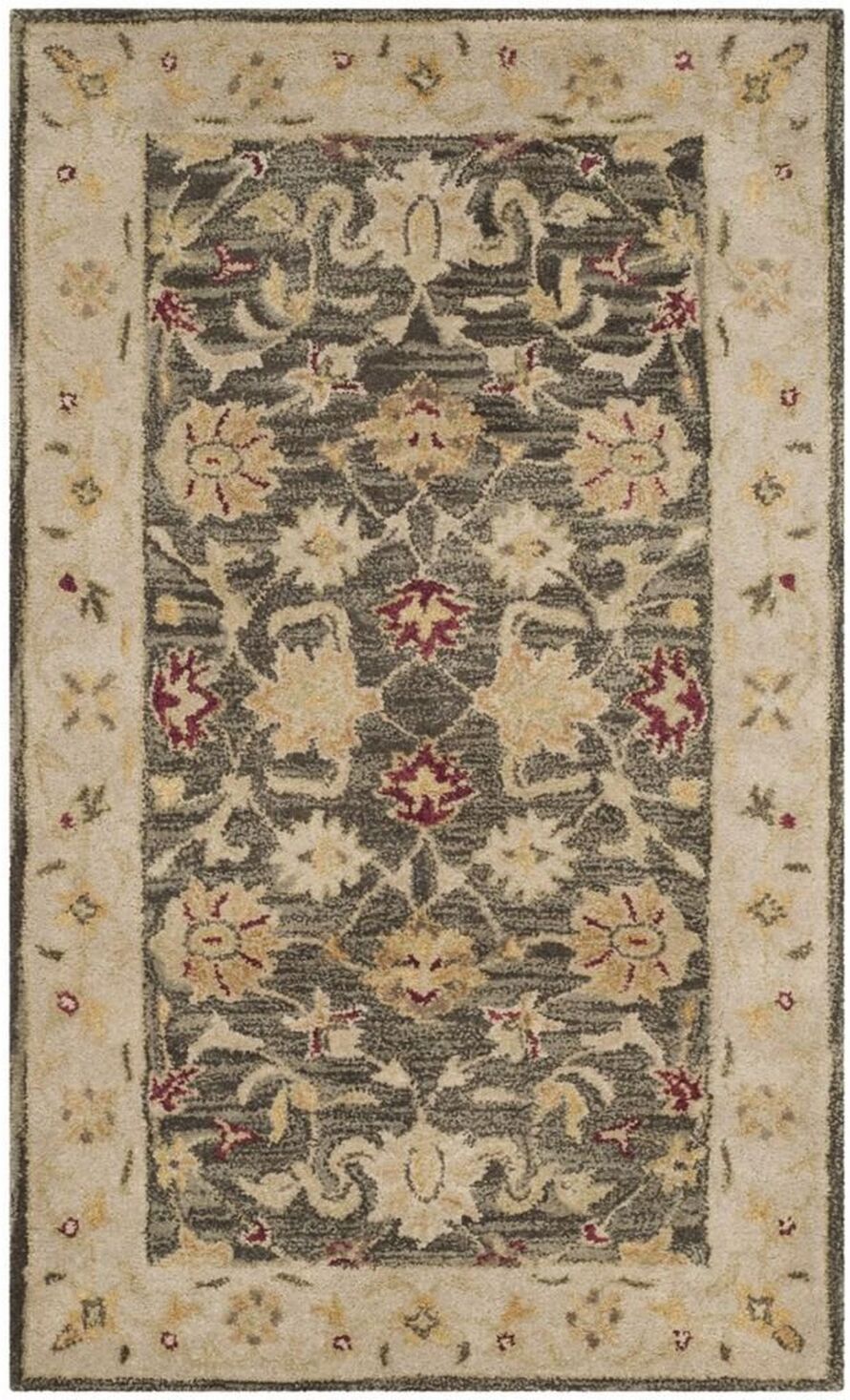 Safavieh Antiquity At853 Olive and Gray 4' x 6' Area Rug - Olive